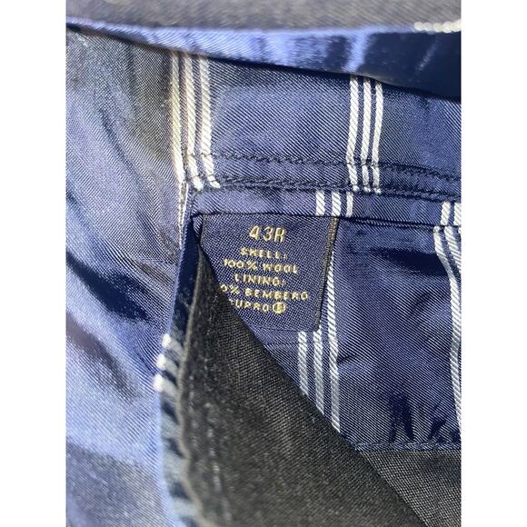 Brooks Brothers blazer 1818 regent wool mohair navy blazer Gold Buttons 43R - Picture 7 of 7